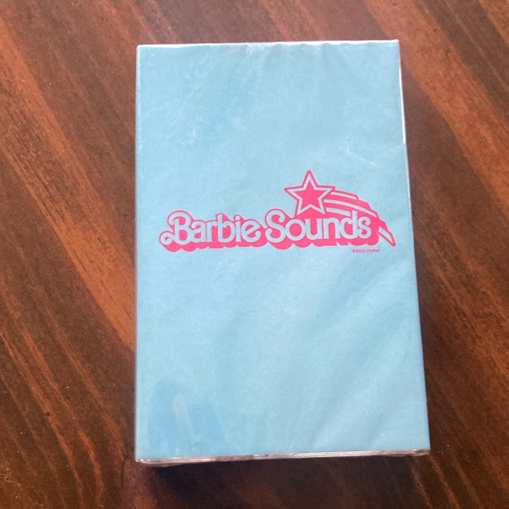 FINAL DROP 🚨NWT Barbie soundtrack cassette tape hot pink Matel Barbie exclusive